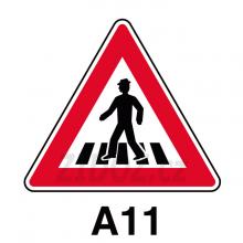 A11 - Pozor, přechod pro chodce