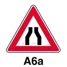 A06a - Zúžená vozovka (z obou stran)