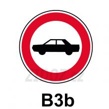 B03b - Zákaz vjezdu osobních automobilů