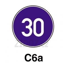 C06a - Nejnižší dovolená rychlost