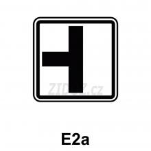 E02a - Tvar křižovatky