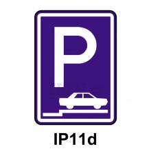 IP11d - Parkoviště (stání na chodníku kolmé nebo šikmé)