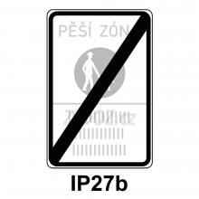 IP27b - Konec pěší zóny