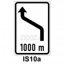 IS10a - Návěst změny směru jízdy