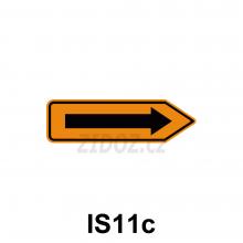 IS11c - Směrová tabule pro vyznačení objížďky