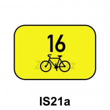 IS21a - Směrová tabulka pro cyklisty