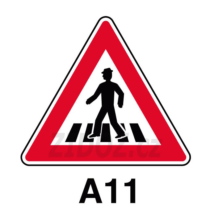 A11 - Pozor, přechod pro chodce