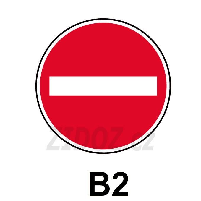 B02 - Zákaz vjezdu všech vozidel