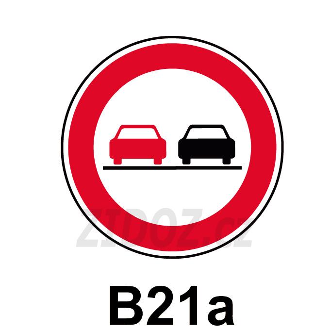 B21a - Zákaz předjíždění