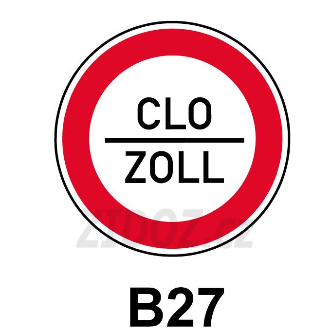 B27 - Povinnost zastavit vozidlo