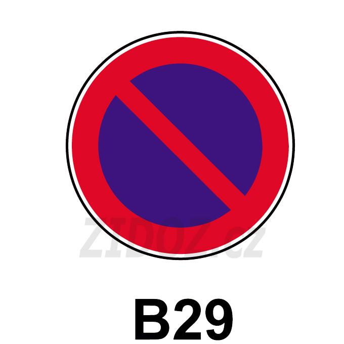 B29 - Zákaz stání