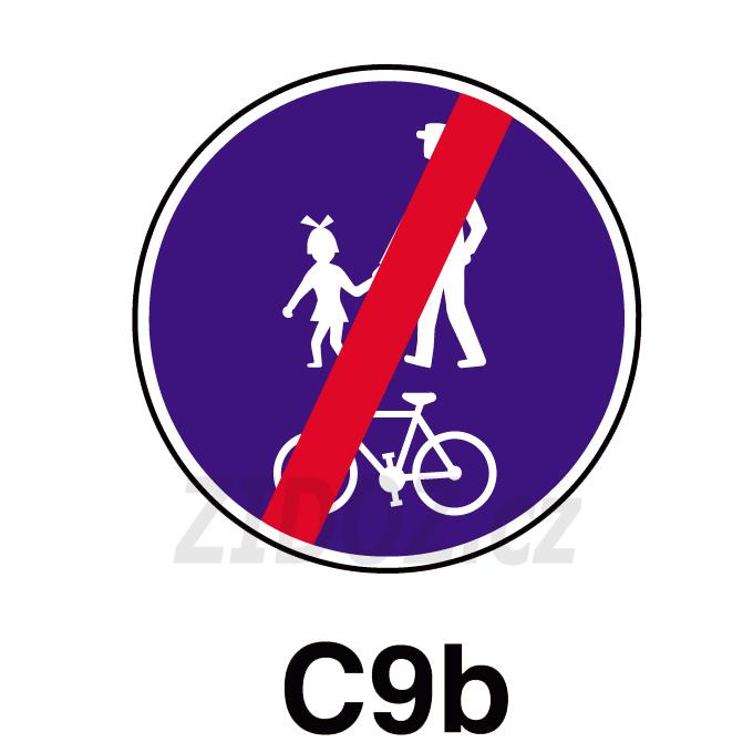 C09b - Konec stezky pro chodce a cyklisty