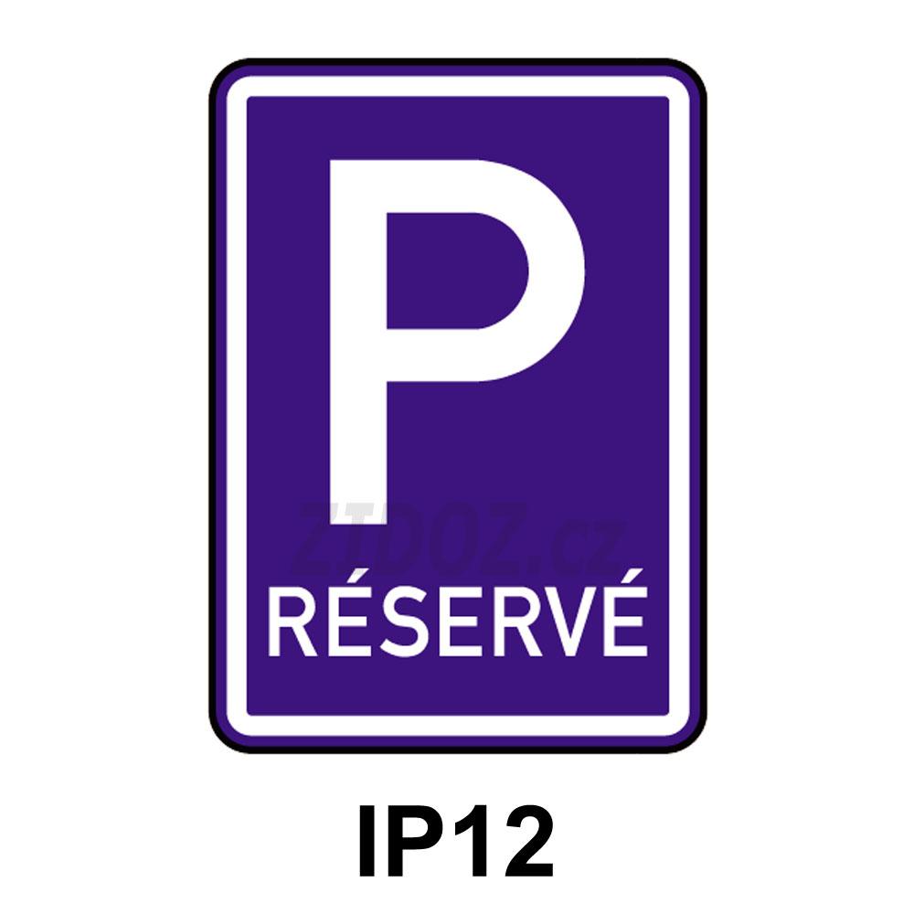 IP12 - Vyhrazené parkoviště