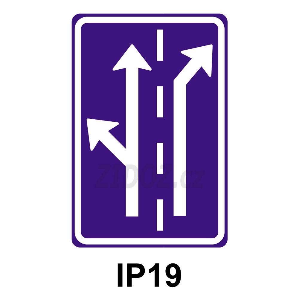 IP19 - Řadící pruhy