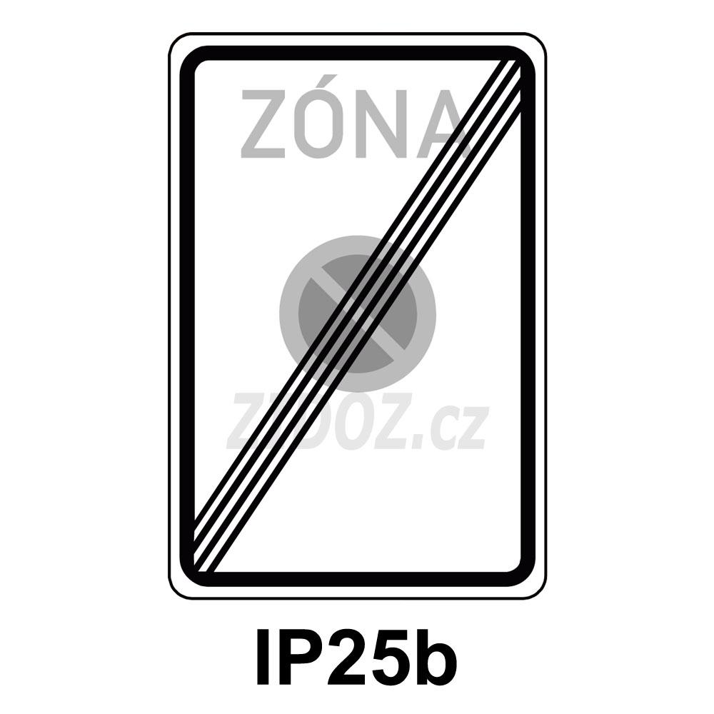 IP25b - Konec zóny s dopravním omezením