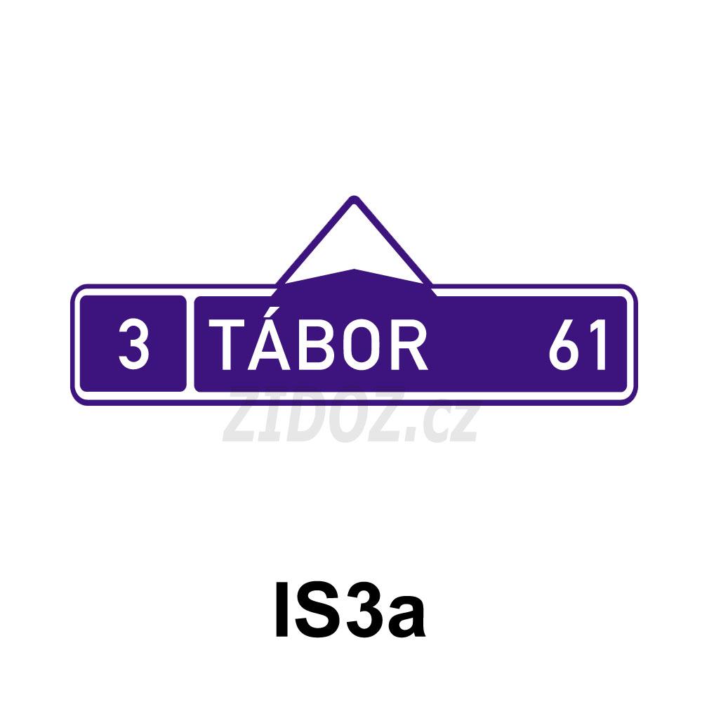 IS03a - Směrová tabule (s jedním cílem)
