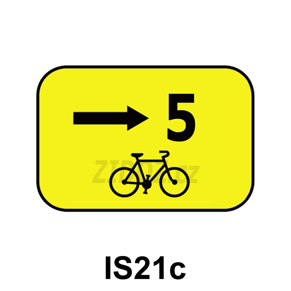 IS21c - Směrová tabulka pro cyklisty